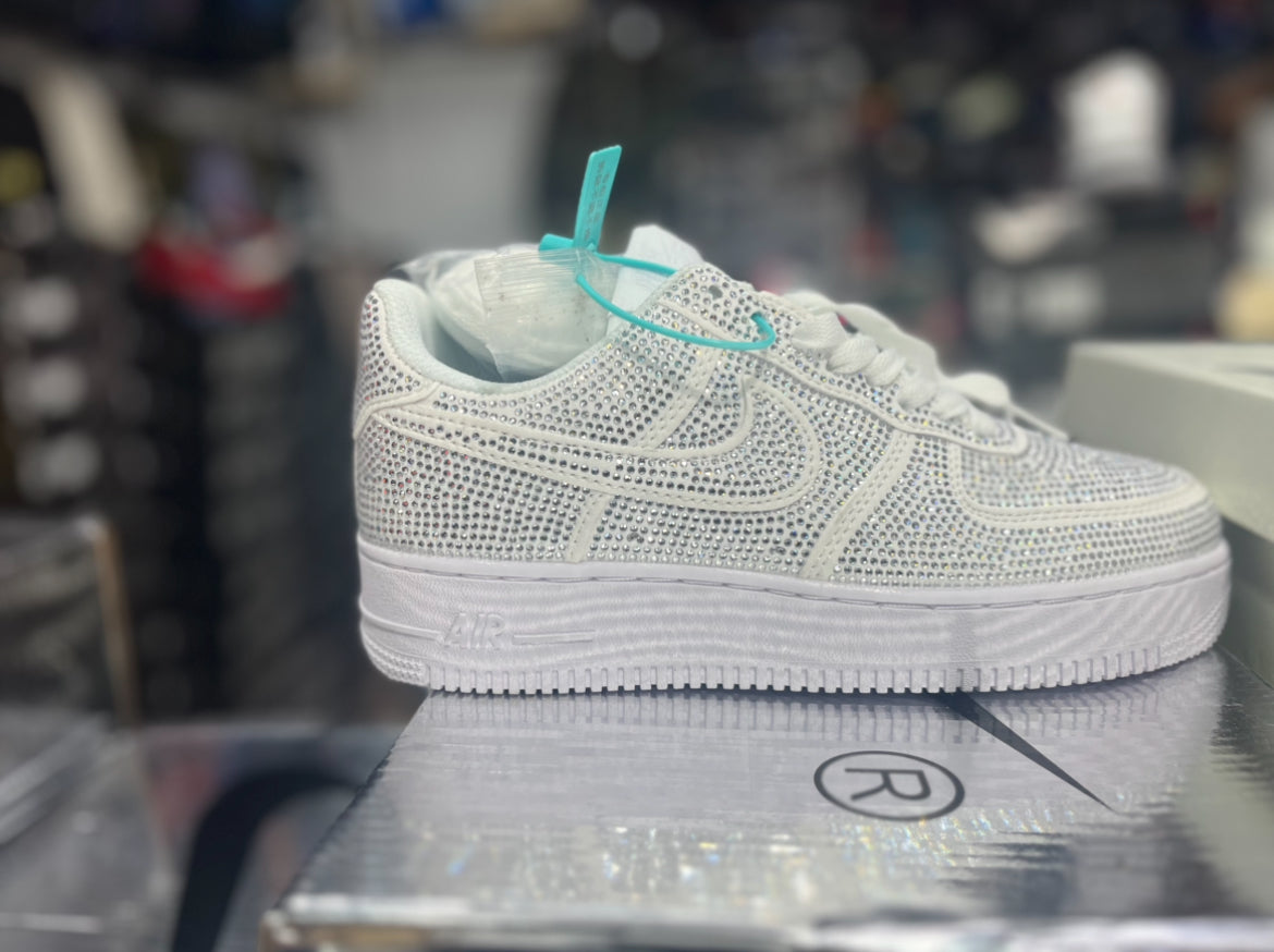 "ALL WHITE AIR FORCE 1'S" AKA "CRYSTAL"