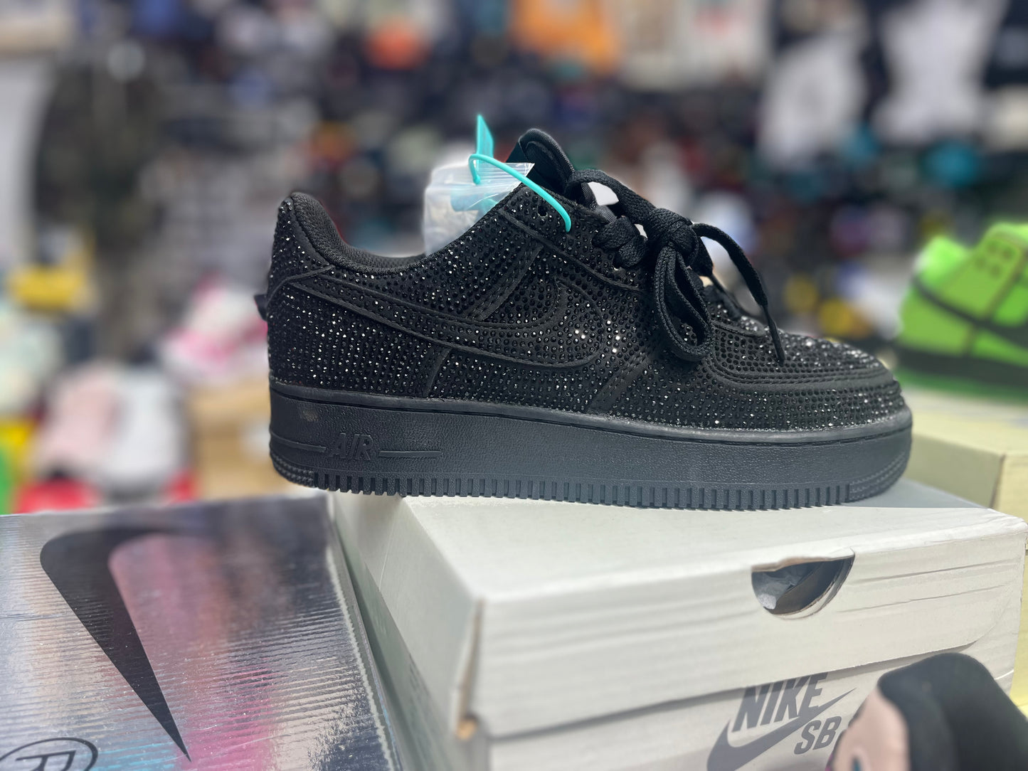 "ALL BLACK AIR FORCE 1's" aka "BLACK DIAMOND"