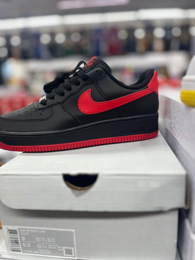 AIR FORCE 1’s RED/BLACK W/RED BOTTOMS