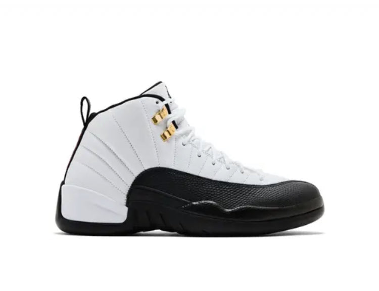 Air Jordan "12s Retro" White&Black&Gold