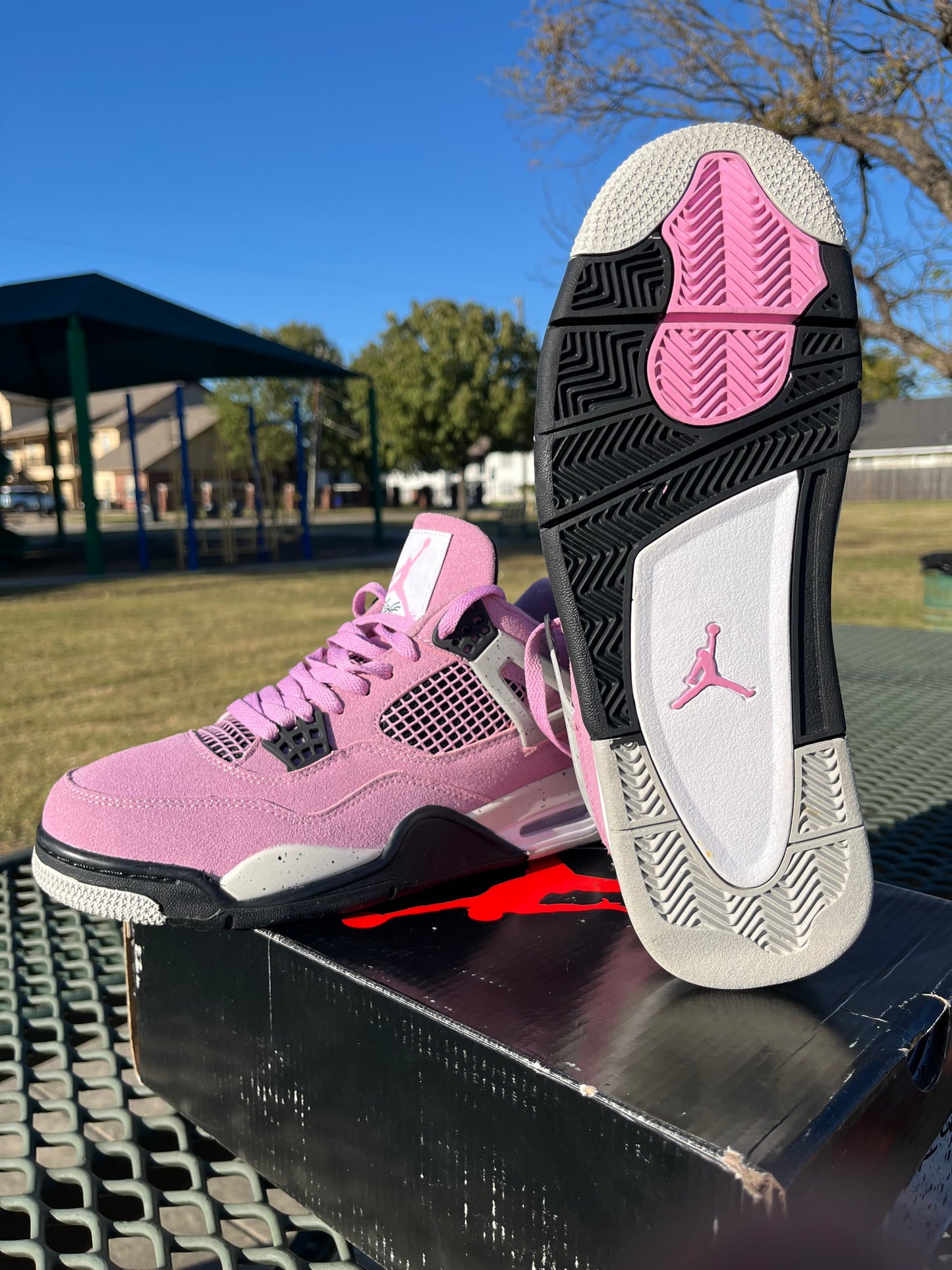 “NIKE AIR JORDAN 4s ORCHID”
