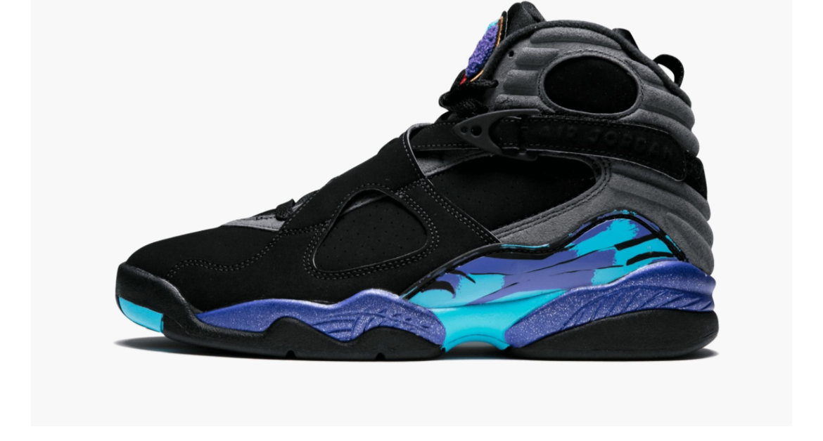 "AIR JORDAN 8's RETRO"AQUA" CLASSIC