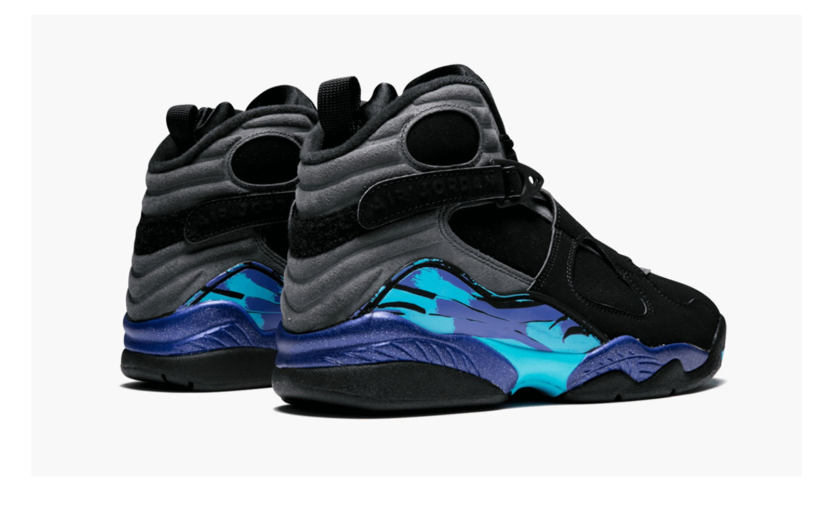 "AIR JORDAN 8's RETRO"AQUA" CLASSIC